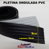 PLETINA ONDULADA EN PVC (ancho-90mm).