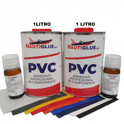 OFERTA 2 BOTES DE 1 Litro NAUTIGLUE PVC