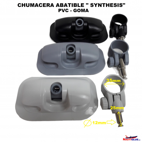 CHUMACERA "SYNTHESIS" ABATIBLE PVC-GOMA