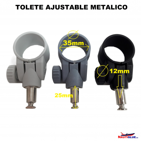 TOLETE AJUSTABLE METALICO