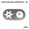 LLAVE VALVULA METALICA LEAFIELD  C7-A6